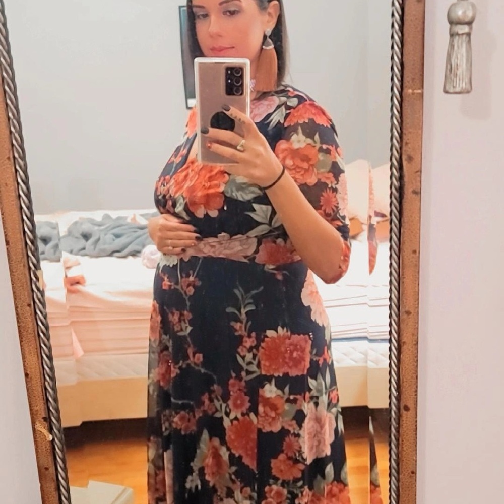 Floral Maternity Dress